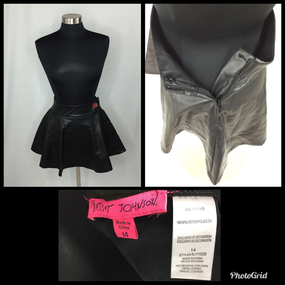 Leather skirt